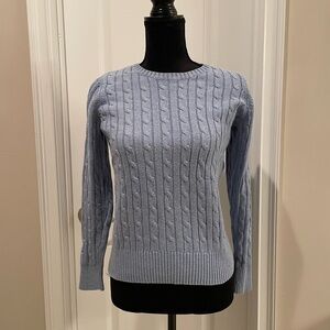 St. John's Bay Soft Blue Cable Knit Sweater